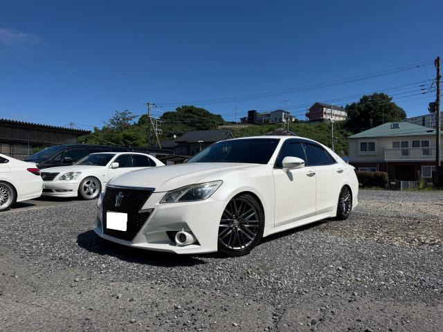 クラウンアスリート ハイブリッド 2.5 S 車高調 アンビエントライト レザーシート