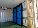 荷台内寸:330&times;164&times;175 ラッシングレール2段(63cm/123cm)/ベルト2個 荷室LED灯2個 仕切り扉付(脱着可) -30度設定 -7度確認