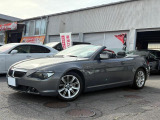 6シリーズカブリオレ 650i E64 黒革 4.8LV8 右H 電動幌