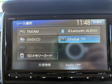 フルセグTV、ナビ、CD/DVD、Bluetoothオーディオなど多機能なデッキ付き♪