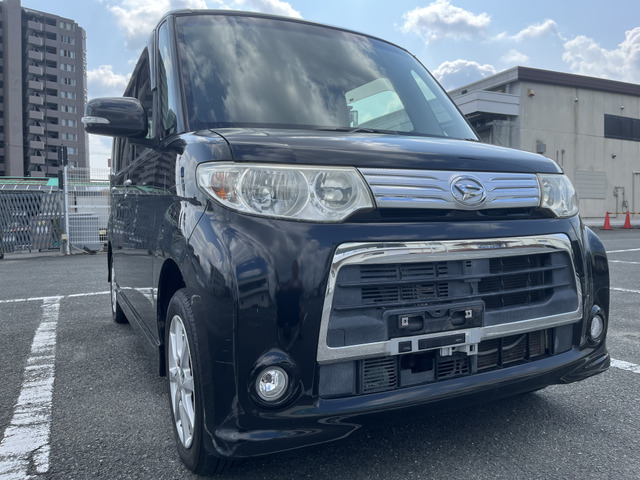ダイハツ タントカスタム X ETC・ナビ・車検2年付き・片側パワスラ の