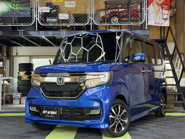 N-BOXカスタム G L ホンダセンシング 純正8インチナビ フルセグTV