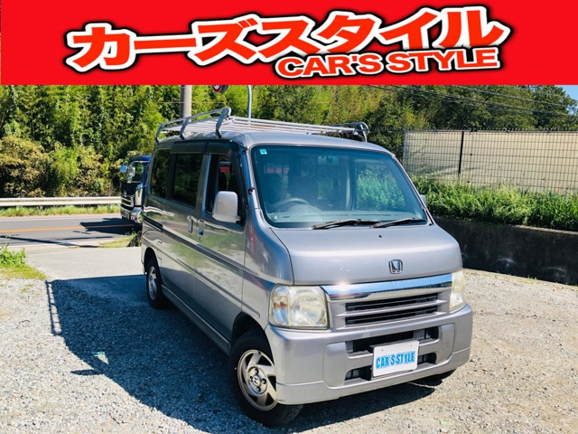 バモス ターボ 修復歴無しターボキーレス両側スライドドア