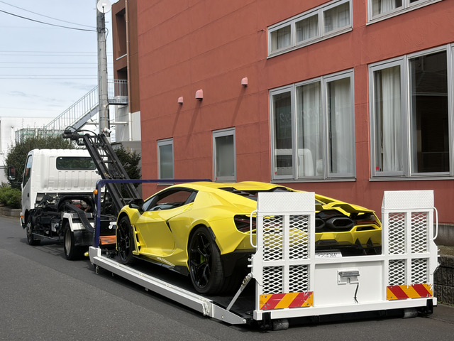 デュトロ 車載車 極東フラトップローダー横枠可倒・5.7m