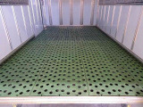 荷台内寸:305&times;172&times;178(181) 床ステンレス/プラスチックすのこ付(3cm) 左サイドスライドドア ラッシングレール1段(77cm) 水抜き穴2個 荷室LED灯2個 -5度設定 -2.5度確認