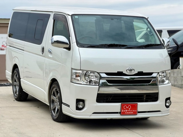 ハイエースバン 3.0 スーパーGL ロング ディーゼル ESSEX17インチホイール ナビ TV