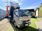 キャンター  三菱3tダンプ!外装荷台塗装!メッキ装備