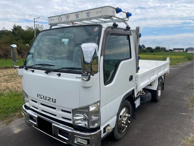 エルフ  ダンプ フルフラットロー ディーゼル 2トンダンプ ナビ ETC
