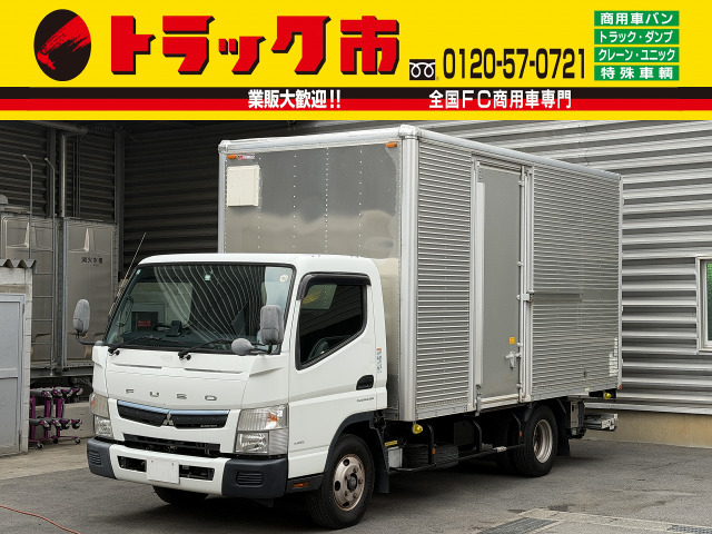 キャンター  2t積・アルミバン・AT・格納ゲート