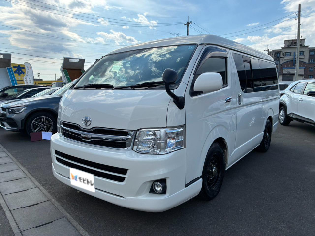 ハイエース 2.7 GL ロング ミドルルーフ 4WD TV ナビ リアモニター バックカメラ