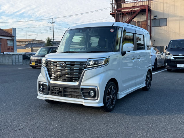 フレアワゴン カスタムスタイル ハイブリッド XS 両側電動スライド★低走行!