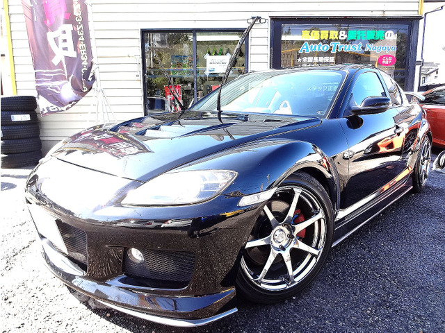 RX-8 タイプS マツスピエアロ ボンネット 車高調
