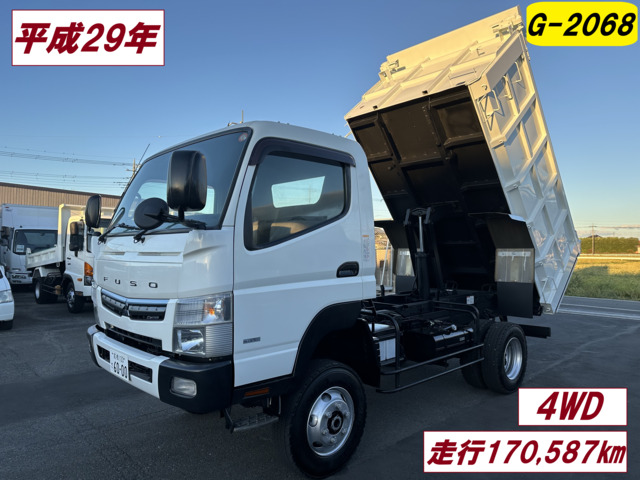 キャンター 3tダンプ 深ダンプ 4WD