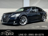 【中古車情報】トヨタ クラウンアスリート ハイブリッド 2.5 S ローダウン☆WORK☆ナビ地デジBlue の中古車詳細（走行距離：12.5万km、カラー：ブラック219、販売地域：宮崎県宮崎市村角町六反田）