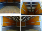 荷台内寸:622&times;241&times;244 トランテックス/W011E93-03 リア観音扉 落とし込みフック5対 左右セイコーラック ラッシングレール2段(58cm/140cm)/ベルト1個 荷室灯3個