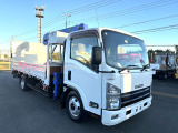 エルフ  4段クレーン車 パワーゲート付き