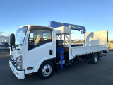 エルフ  4段クレーン車 パワーゲート付き