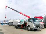 古河製3段クレーン 両側電動格納ミラー