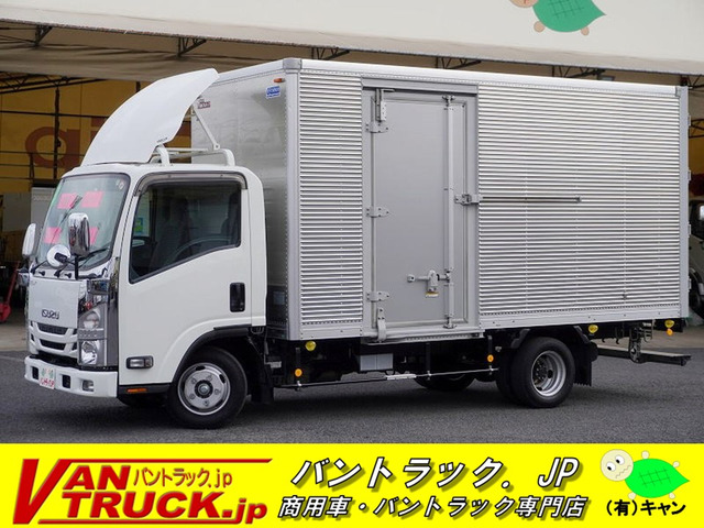 エルフ アルミバン ロング サイドドア 2トン ラッシング2
