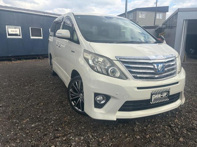 アルファードハイブリッド 2.4 SR 4WD ドライブレコーダー バックカメラ TV