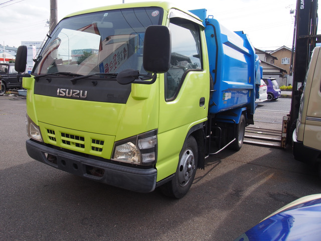 エルフ 塵芥車 プレス式パッカー車 フジマイティ製