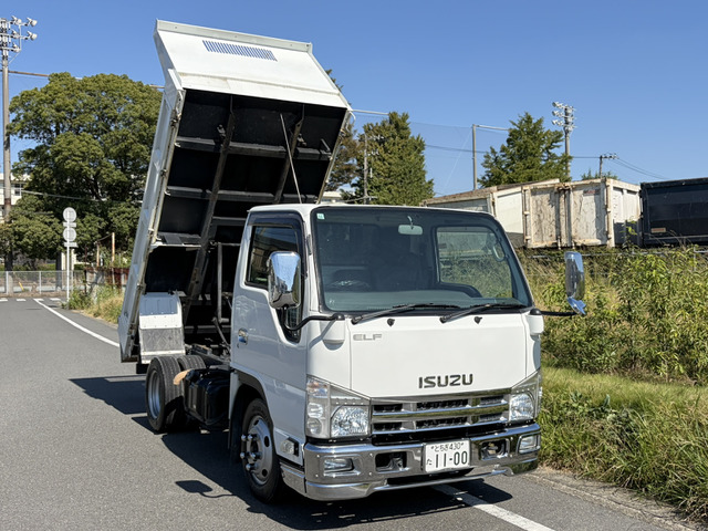 エルフ 3.0 強化ダンプ フルフラットロー ディーゼル 車検付