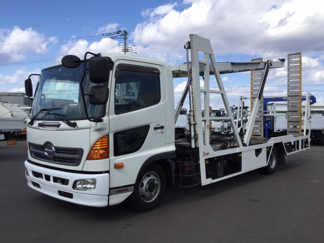 中古車 日野 レンジャー 積載2 85t 2台キャリアカー 問合番号 5105 576 000km ホワイト 埼玉県 価格応談 中古車 情報 中古車検索なら 車選び Com