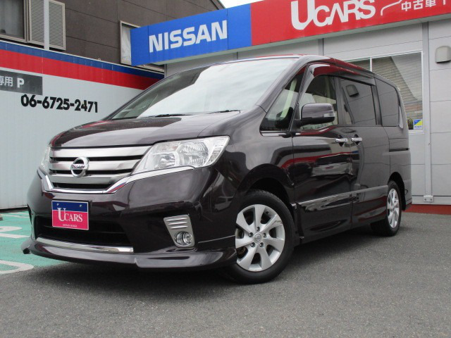 中古車 日産 セレナ 2 0 ハイウェイスター V エアロセレクション 55 000km パープル 大阪府 99万円 中古車情報 中古車 検索なら 車選び Com