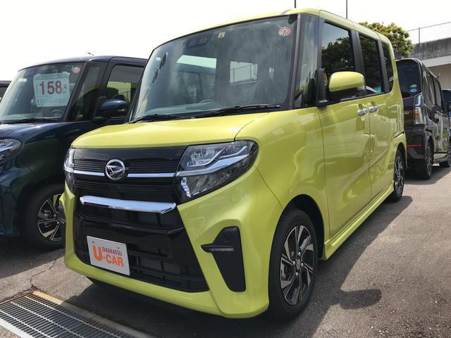 中古車 ダイハツ タントカスタム X 2 000km イエロー 熊本県 147 4万円 中古車情報 中古車検索なら 車選び Com