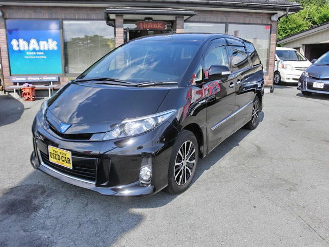 中古車 トヨタ エスティマハイブリッド 2 4 アエラス 4wd の中古車詳細 123 000km ブラック 岩手県 168万円 中古車 情報 中古車検索なら 車選びドットコム 車選び Com