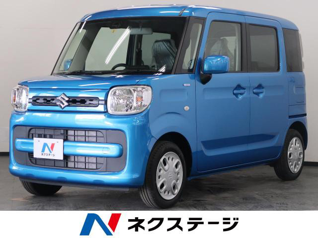 中古車 スズキ スペーシア ハイブリッドg 7km ブリスクブルーメタリック 宮城県 131 9万円 中古車情報 中古車検索なら 車選びドットコム