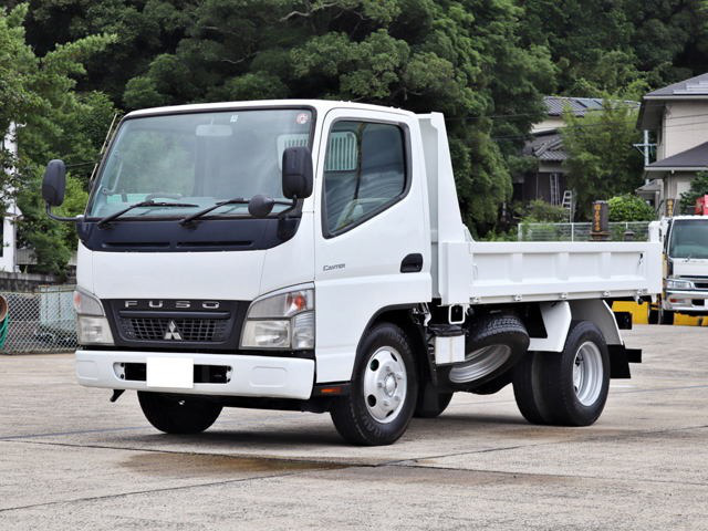 中古車 三菱ふそう キャンター ダンプ 2t ダンプ 高床 105 000km ホワイト 長崎県 価格応談 中古車情報 中古車検索なら 車 選びドットコム