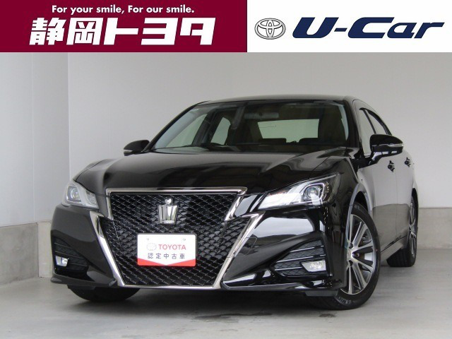 中古車 トヨタ クラウンアスリート 2 0 T 10 000km ブラック 静岡県 270万円 中古車情報 中古車検索なら 車 選びドットコム