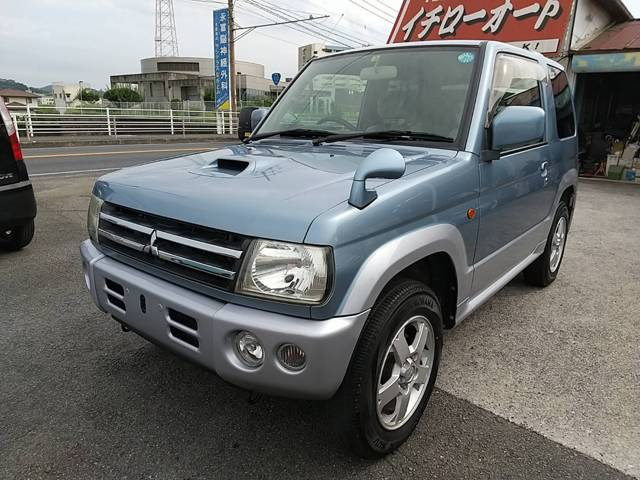 中古車 三菱 パジェロミニ Vr 4wd 95 000km ライトブルーツートン 大分県 26万円 中古車情報 中古車検索なら 車 選び Com