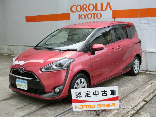 中古車 トヨタ シエンタ 1.5 X (16,000km, レッド, 京都府, 135万円 