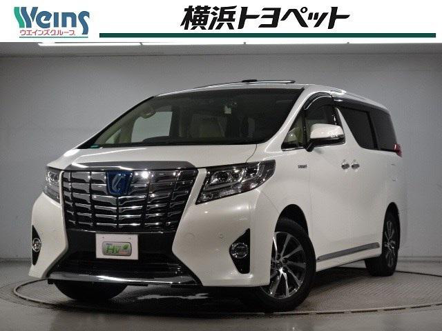 中古車 トヨタ アルファード ハイブリッド 2 5 エグゼクティブ ラウンジ 4wd 16 000km ホワイトパール 神奈川県 499万円 中古車情報 中古車検索なら 車選び Com