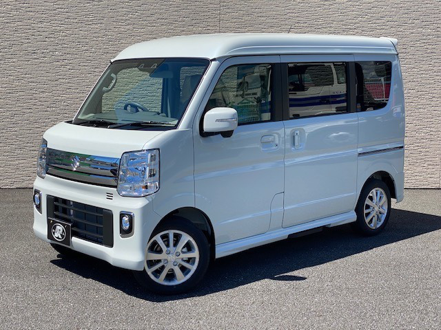 中古車 スズキ エブリイワゴン Pzターボスペシャル ハイルーフ 登録済未使用車 10km パールホワイト 高知県 162万円 中古車 情報 中古車検索なら 車選びドットコム