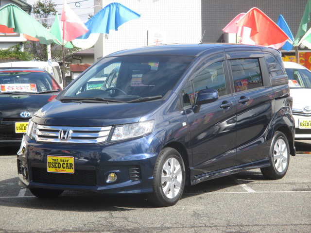 中古車 ホンダ フリードスパイク 1 5 G エアロ 79 000km ダークブルー 岩手県 57 9万円 中古車情報 中古車検索なら 車 選びドットコム