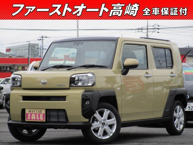 中古車 ダイハツ タフト G 届出済未使用車スカイルーフ シートヒータ の中古車詳細 登録済未使用車 5km走行 ベージュ 群馬県 139万円 中古車情報 中古車検索なら 車選びドットコム 車選び Com