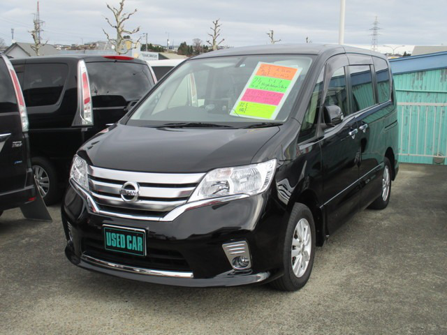 中古車 日産 セレナ 2 0 ハイウェイスター Vセレクション 4wd の中古車詳細 77 000km ブラック 青森県 129万円 中古 車情報 中古車検索なら 車選びドットコム 車選び Com