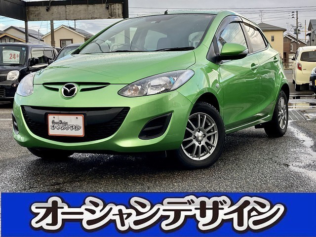 中古車 マツダ デミオ 1 3 13 スカイアクティブ Etc ナビ フルセグ アルミ Cd の中古車詳細 56 000km グリーン 新潟県 29万円 中古車情報 中古車検索なら 車選びドットコム 車選び Com