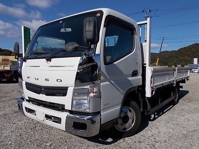 中古車 三菱ふそう キャンター 2t積 ワイドロング 平ボディ 5mt 55 000km ホワイト 徳島県 5万円 中古車情報 中古車 検索なら 車選びドットコム 車選び Com