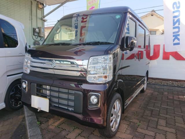 中古車 スズキ エブリイワゴン Pzターボ の中古車詳細 10km 紫 愛媛県 165万円 中古車情報 中古車検索なら 車選びドットコム 車選び Com