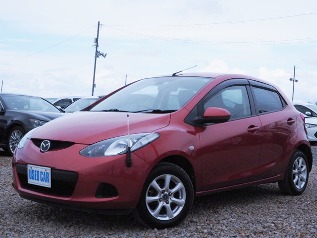 中古車 マツダ デミオ 1 3 13c 4wd タイミングチェーン 夏冬タイヤ付き 社外aw の中古車詳細 113 000km オレンジ 北海道 18 8万円 中古車情報 中古車検索なら 車選びドットコム 車選び Com