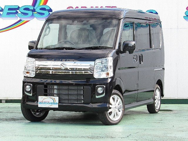 中古車 スズキ エブリイワゴン Pzターボ ハイルーフ 未使用車mナビ1セグhidスマキー 0632 の中古車詳細 登録済未使用車 6km ブラックパール 埼玉県 155 9万円 中古車情報 中古車検索なら 車選びドットコム 車選び Com
