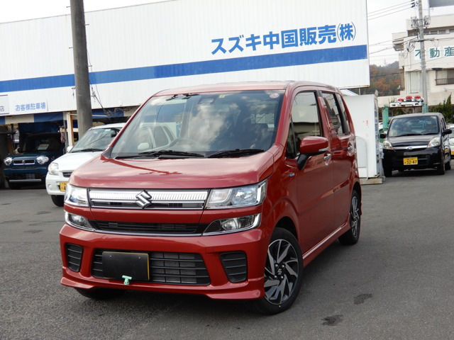 中古車 スズキ ワゴンr 25周年記念車 ハイブリッド Hybrid Fzリミテッド の中古車詳細 5 000km レッド 広島県 109 8万円 中古車情報 中古車検索なら 車選びドットコム 車選び Com