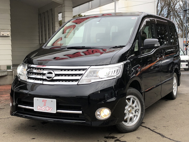 中古車 日産 セレナ 2 0 ハイウェイスター 4wd 71 258km Kh3 ブラック 秋田県 65万円 中古車情報 中古車検索なら 車選びドットコム 車選び Com