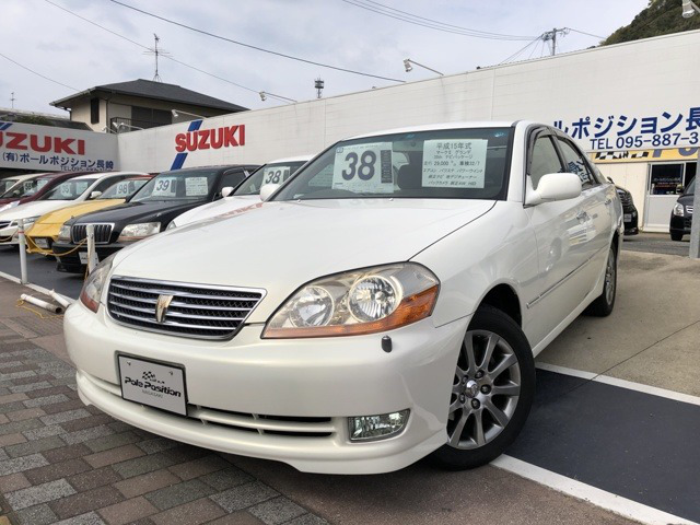 中古車 トヨタ マークii 2 0 グランデ 35thアニバーサリー ナビパッケージ の中古車詳細 41 000km パール 長崎県 38万円 中古車情報 中古車検索なら 車選びドットコム 車選び Com