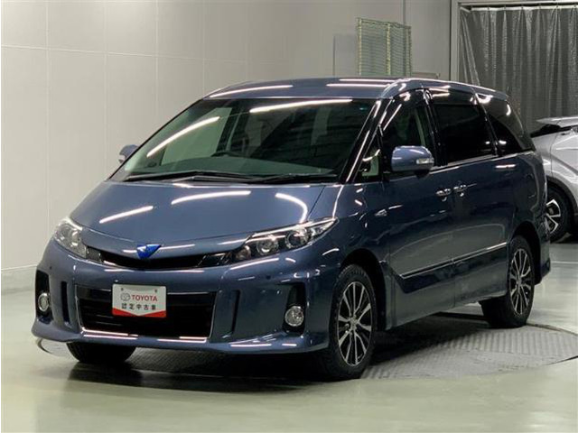 中古車 トヨタ エスティマハイブリッド 2 4 アエラス 4wd の中古車詳細 57 000km ブルー 愛媛県 180万円 中古車情報 中古車検索なら 車選びドットコム 車選び Com