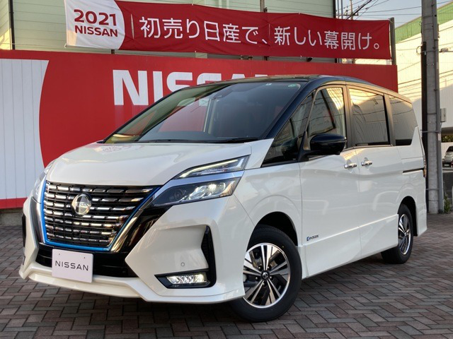 中古車 日産 セレナ 1 2 E Power ハイウェイスター V の中古車詳細 1 000km ツートンブラックホワイト 埼玉県 350 8万円 中古車情報 中古車検索なら 車選びドットコム 車選び Com